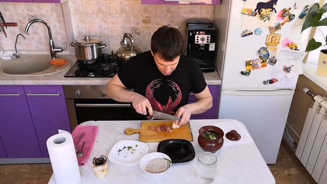 Перловка в горшочке. Готовлю перловку в духовке. смотреть онлайн