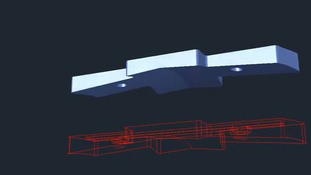 3D модель от основной части знака Chevrolet смотреть онлайн