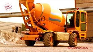 Принцип работы самозагружающихся бетоносмесителей