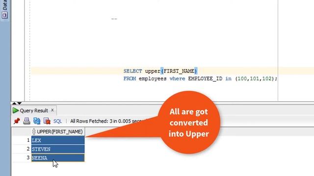 Tutorial#31 How to Convert Text From Lower Case to Upper Case in Oracle SQL Database смотреть онлайн