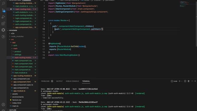 Angular web app ~Part-2( routing in folder structure ) смотреть онлайн