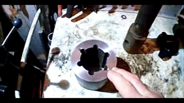 Переходник под шестигранник на токарном станке. смотреть онлайн