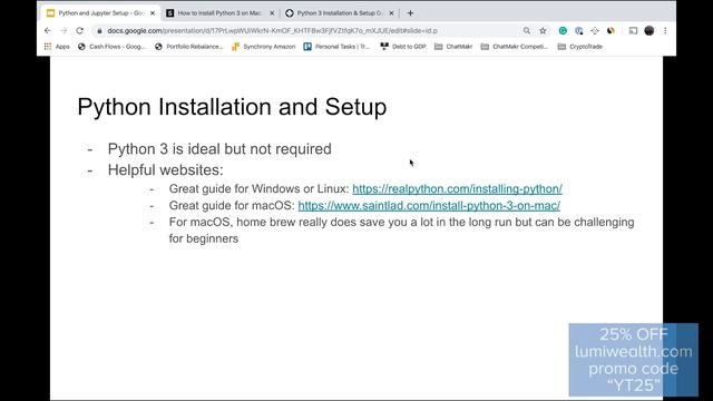 Python 3 and Jupyter Installation and Setup on OSX смотреть онлайн