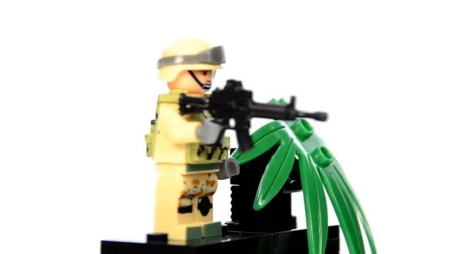 Special Forces Tactical Assault Team Unofficial LEGO Minifigures w/ Sniper & Gunner Building Blocks смотреть онлайн