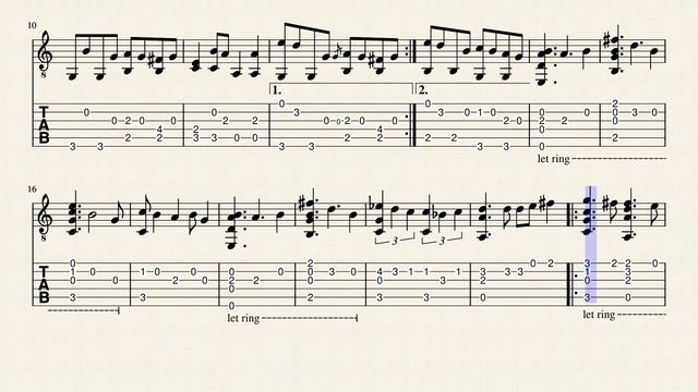 [ Yamada-kun and the Seven Witches: Kuchizuke Diamond | WEAVER ] - Guitar Solo/Fingerstyle (Tab) смотреть онлайн