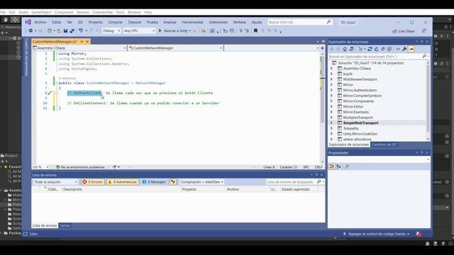 4 - UNITY Multijugador con Mirror. Métodos NetworkManager personalizados. смотреть онлайн