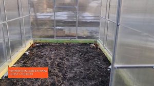 Теплица прямостенная шириной 2,5 метра с двойными дугами в Челябинске