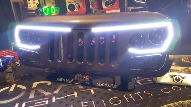ORACLE Lighting VECTOR™ Series Full LED Grill- Jeep Wrangler JK смотреть онлайн