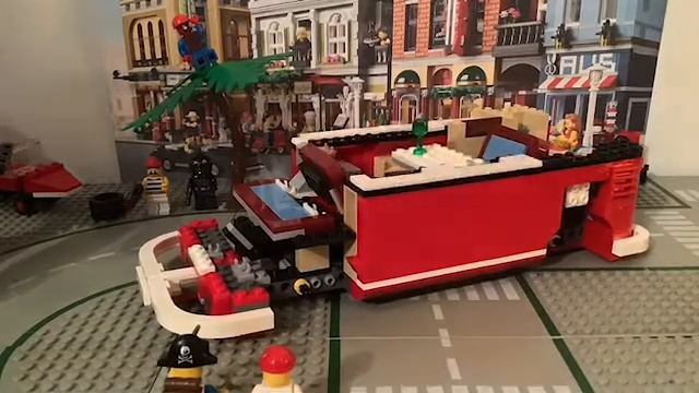 Lego campervan stop motion build (with lights) смотреть онлайн