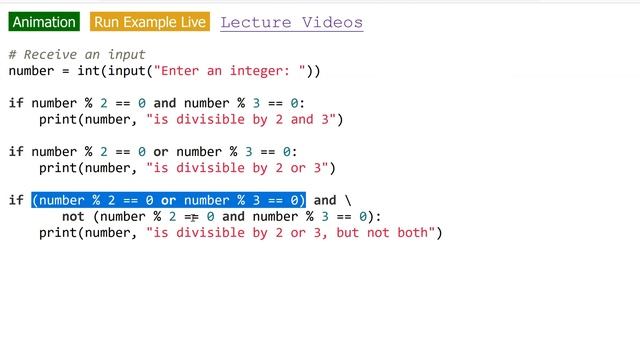 Python Selection Statements, Logical Operators and, or and not. A program to determine a Leap Year. смотреть онлайн