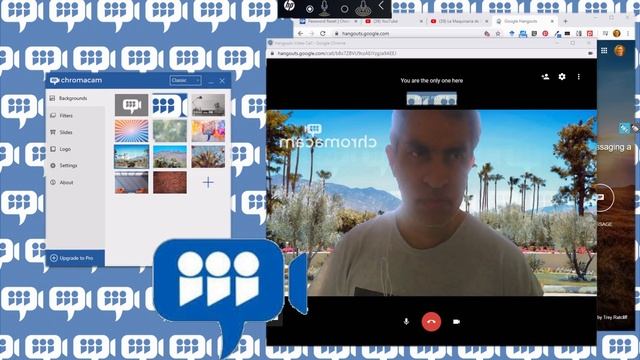 Remove webcam background on skype with ChromaCam for maximum privacy смотреть онлайн
