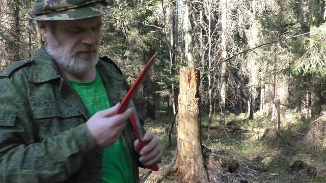 Метательные ножи Дятел2 в красном цвете первые броски смотреть онлайн