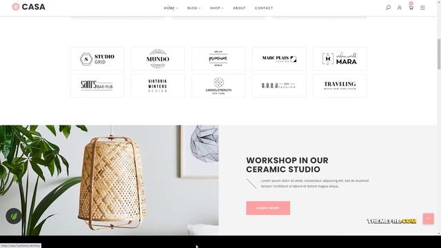 Casa - Furniture Ceramics WooCommerce Theme furniture marketplace Aizawa смотреть онлайн