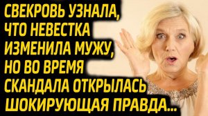 Свекровь узнала, что невестка изменила мужу, но во время скандала открылась шокирующая правда...