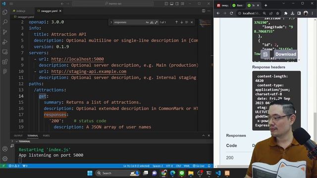 พื้นฐาน API ด้วย Express.js, MySQL และใช้ Swagger สร้าง API Doc | หมีไลฟ์โค้ด EP.98 โดย อ.พี่หมี смотреть онлайн