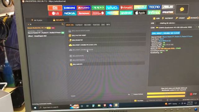 XIAOMI REDMI 9T BYPASS MI ACCOUNT UNLOCKTOOL FREE