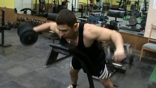 качаем плечи- закачка задней части дельт! смотреть онлайн