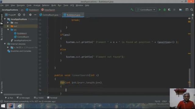 Linear Search in Java смотреть онлайн