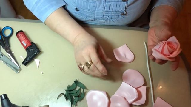 Творческий проект Татьяны Толмачевой: самый простой способ сборки розы смотреть онлайн