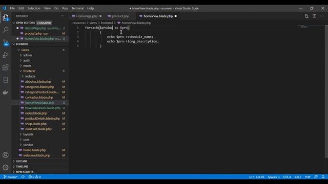 (php Laravel) Model interaction with View and Controller in marathi Part 1 смотреть онлайн