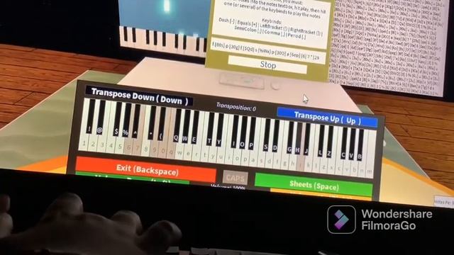 Playing rush e with auto player on roblox piano смотреть онлайн