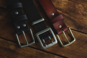 Делаем кожаный ремень. Ручная работа. АСМР?