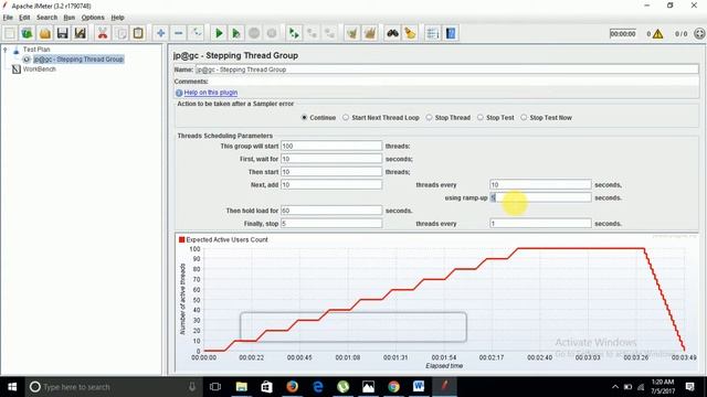 Jmeter Advanced Tutorial : Learn Stepping Thread in 5 minutes смотреть онлайн