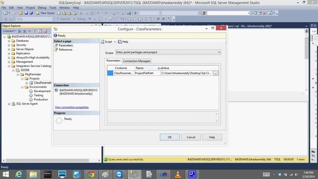 SQL SERVER SSIS Lesson24 Deploying and Setup Environments in SSISDB Catlog Bhaskar Reddy Baddam смотреть онлайн
