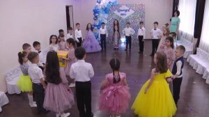 "Игра с буквами" на выпускном  празднике 2021г.