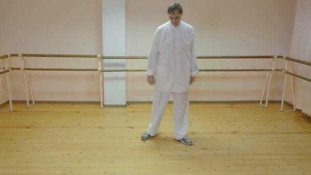 Тайцзицюань Ур 11 48ф Чэнь тайцзи ушу цигун // Hunyuan Tai Chi 48 Form Lesson 11 taiji wushu qigong смотреть онлайн