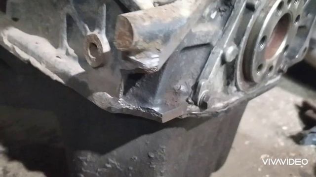 Сварка чугунного блока ДВС