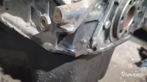 Сварка чугунного блока ДВС