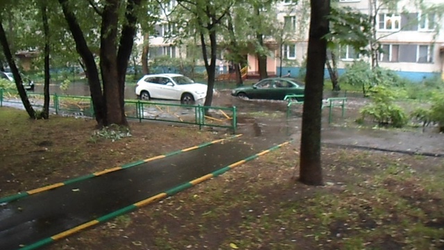 7 июня прошел ливень на Востоке МОСКВЫ