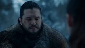 Game Of Thrones 8x04 - Bran Told Arya and Sansa about Jon