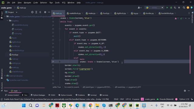 Учу в 5 лет программировать на Python на примере игры Змейка. Ч.7 смотреть онлайн