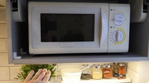 Как спрятать МИКРОВОЛНОВКУ на кухне.