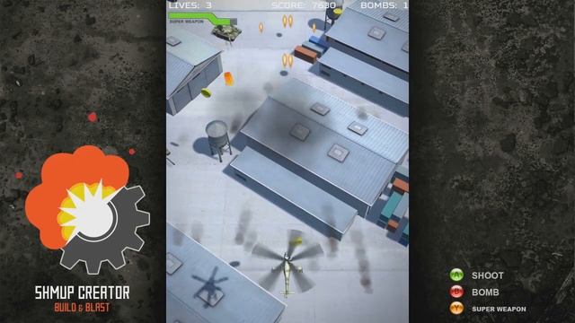 SHMUP Creator Blade of Death 3D example level смотреть онлайн