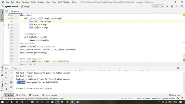 Python Tutorial - Part 31 - Class Attribute, Reference | Python for Beginners | Learn Python смотреть онлайн
