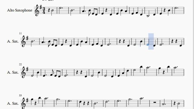 Alto Sax Sheet Music: How to play Kimi ga Yobu Namae (Natsume Yuujinchou) by Makoto Yoshimori смотреть онлайн
