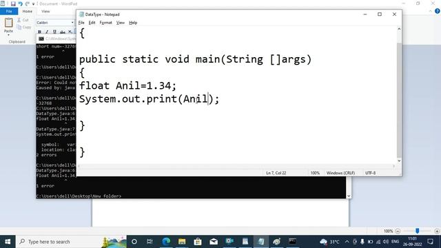 Java Data type class On Monday 26 sep 2022 смотреть онлайн