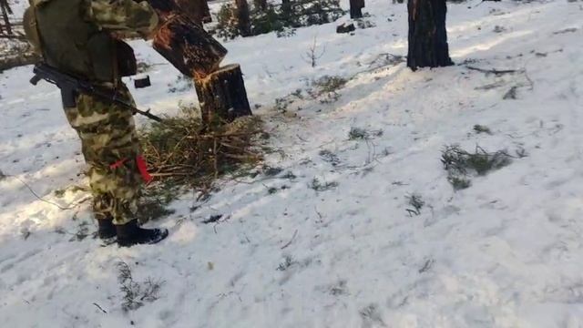 Как достать БПЛА застрявший на дереве с помощью пластида смотреть онлайн