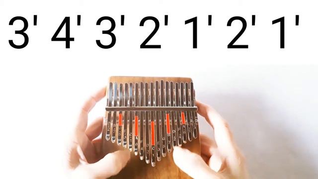 Mozart's Lullaby (Easy Tabs/Tutorial/Play-Along)【Kalimba Cover】 смотреть онлайн