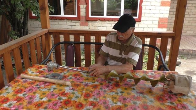 Электроледобур своими руками из старой дрели и шуроповерта. Часть 2. смотреть онлайн