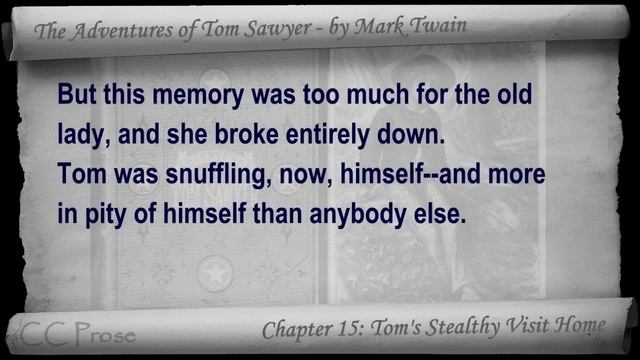 Chapter 15 - The Adventures of Tom Sawyer by Mark Twain - Tom's Stealthy Visit Home смотреть онлайн