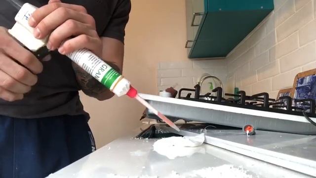 #123 - Наглядное устранение трещины на столешнице из искусственного акрилового камня своими руками смотреть онлайн