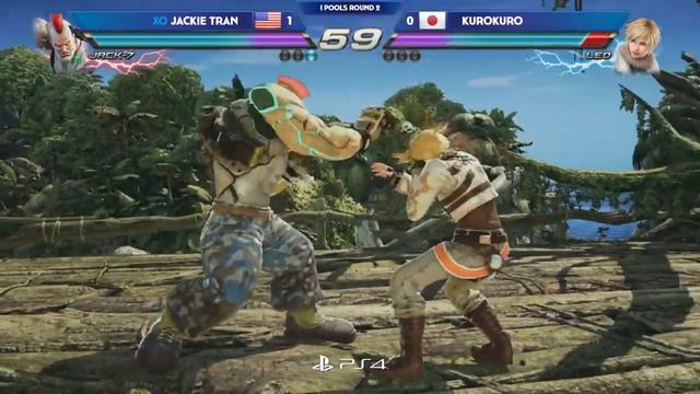 UmeS̶h̶o̶r̶y̶u̶ Delayed Hopkick: KuroKuro (Leo) vs. JackieTran (Jack-7) | Aris Commentates Tekken смотреть онлайн