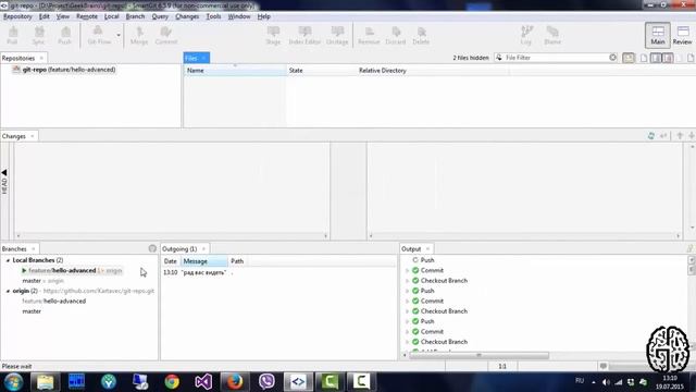 Git. Быстрый старт. Конфликты. Урок 5 [GeekBrains] смотреть онлайн