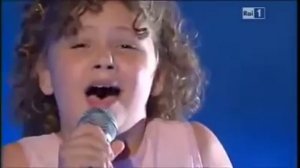 Внучка Лучано Паваротти пел  Карузо  Granddaughter of Luciano Pavarotti singing  Caruso