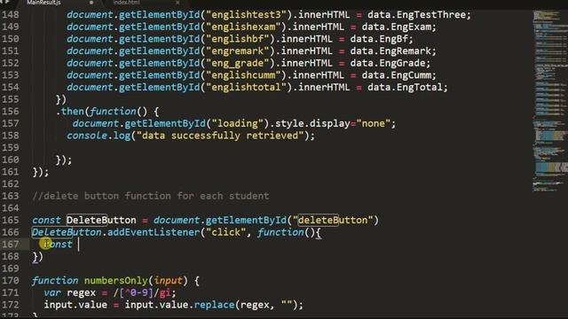 Student Result Management System (How to delete data from firebase database) part 8 смотреть онлайн