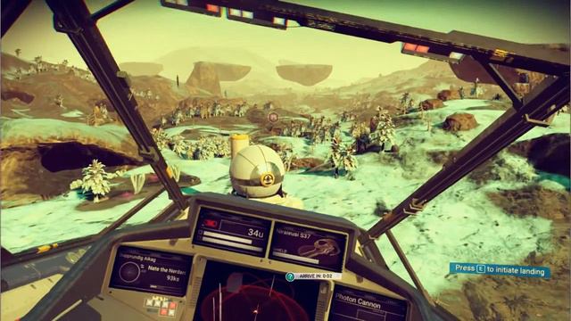 Ice Planet Ruins No Mans Sky Video Game Play NMS #1 смотреть онлайн